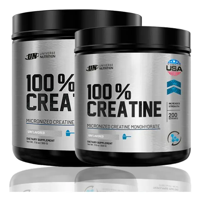 Creatina Monohidratada Universe Nutrition 500gr Pack X2 Natural
