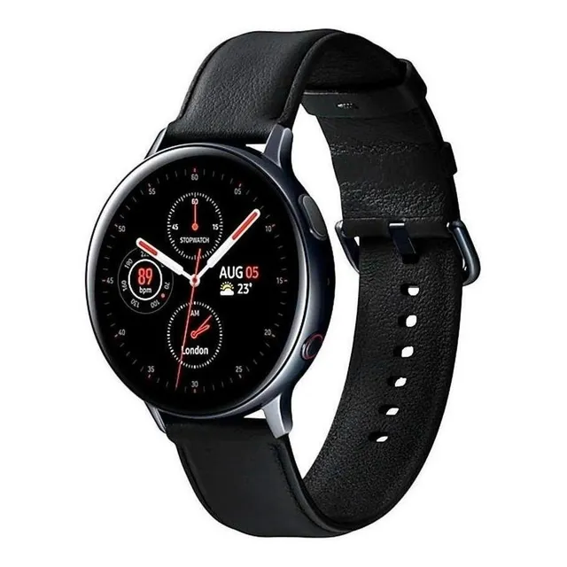 Samsung Galaxy Watch Active2 (LTE) display de 1.4" con correa color gris y caja color silver