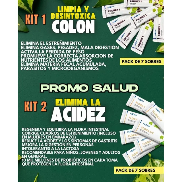 Prunex1 Desinflama Colon/flora Liv X7 Sobres