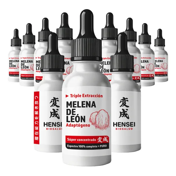 12 Extractos Hongo Melena De León 100% Puro -50% Desc