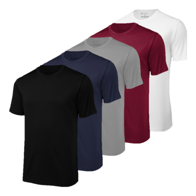Kit 5 Camiseta Dry Fit Academia Masculina By Zaroc Kit 5 Camiseta Dry Fit Academia Masculina By Zaroc