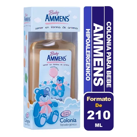 Ammens Baby Colonia Para Bebe Spray 210 Ml