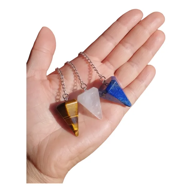 Set Péndulo De Adivinación Reiki, Piedras Energéticas 