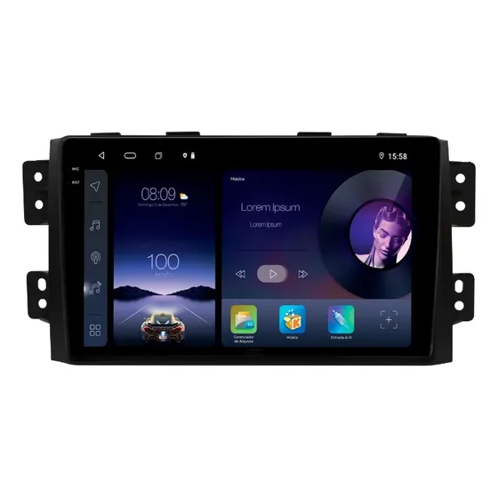 Multimidia Adak Iplay G2 Kia Mohave 2ram 64gb All In Qled 9'