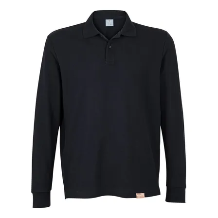 Polera Pique Hombre Manga Larga