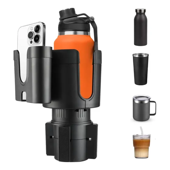 Porta Vasos Para Auto Con Holder Celular Regulable Universal