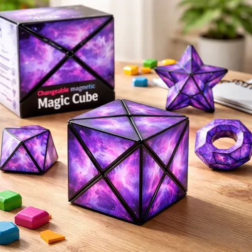 Cubo Mágico Magnético Flip Puzzle Anti Estresse 3d | MercadoLivre
