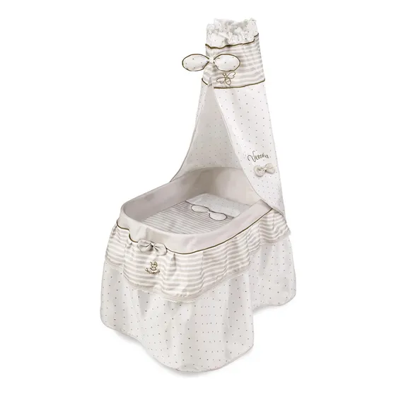 Cama Cuna Moises De Cuevas Muñecas Bebotes Juguete Verona Ax