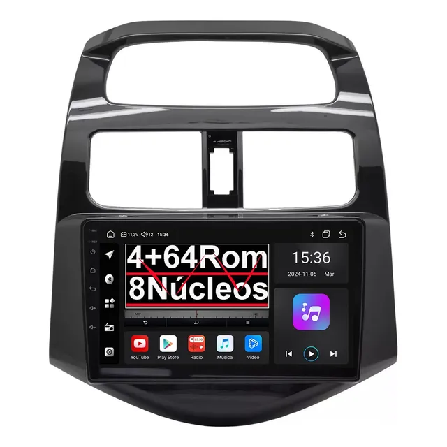 Auto Radio Estéreo Android Para Chevrolet Spark 2009-2014