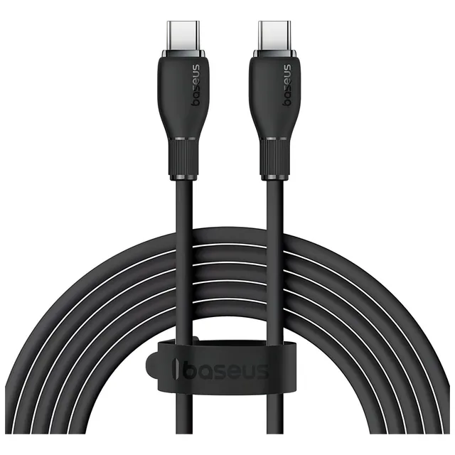 Cable Usb Tipo-c A Tipo-c Baseus 100w, 2m, Tpe, Negro