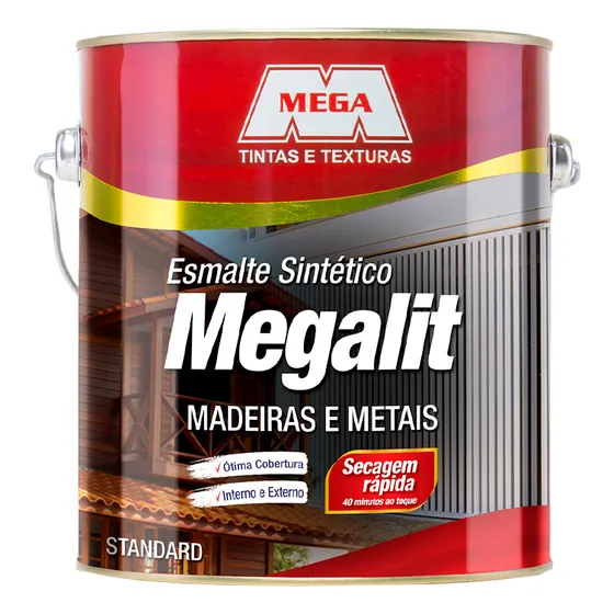 Esmalte Madeira/metais Cores 3,6 Litros Mega