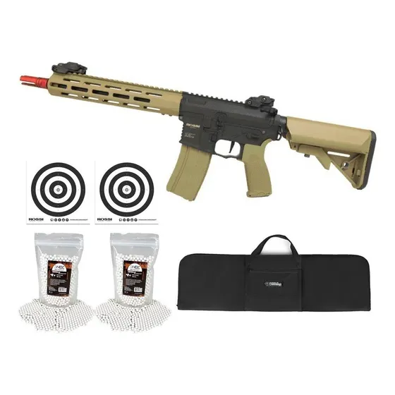 Rifle Airsoft Ar15 Neptune Sentinel 10 Tan M-lok + Itens