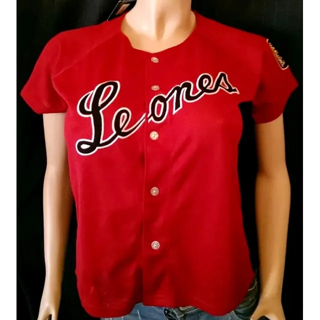 Camisa Roja De Damas, Talla S, Leones Del Caracas