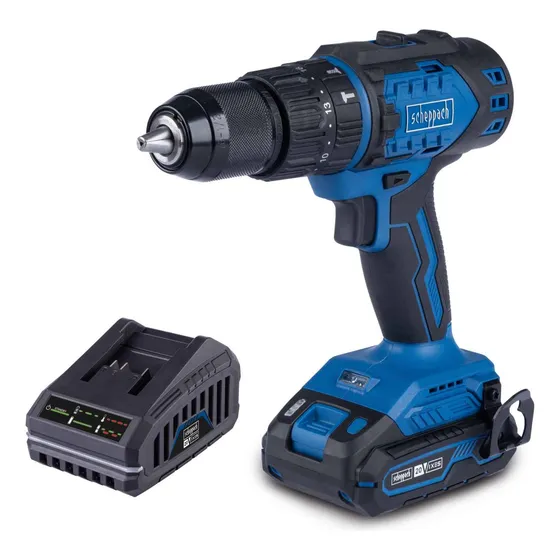 Taladro Percutor Profesional Brushless - Scheppach Con Cargador Y Bateria De 2ah
