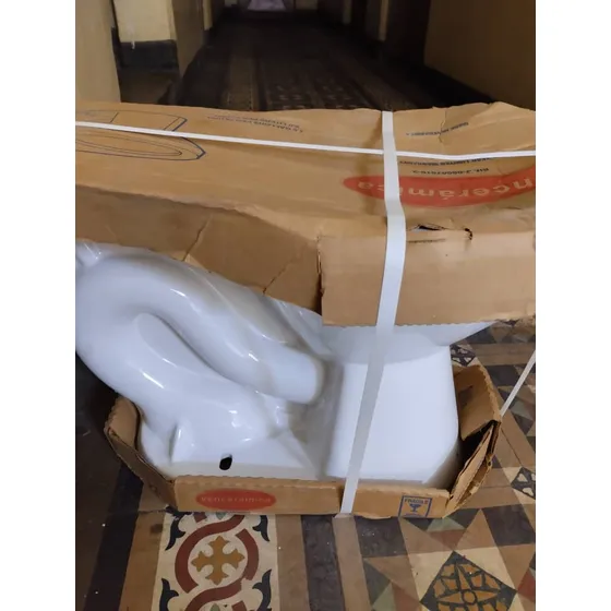 Juego De Poceta Y Lavamano Con Pedestal Venceramica 