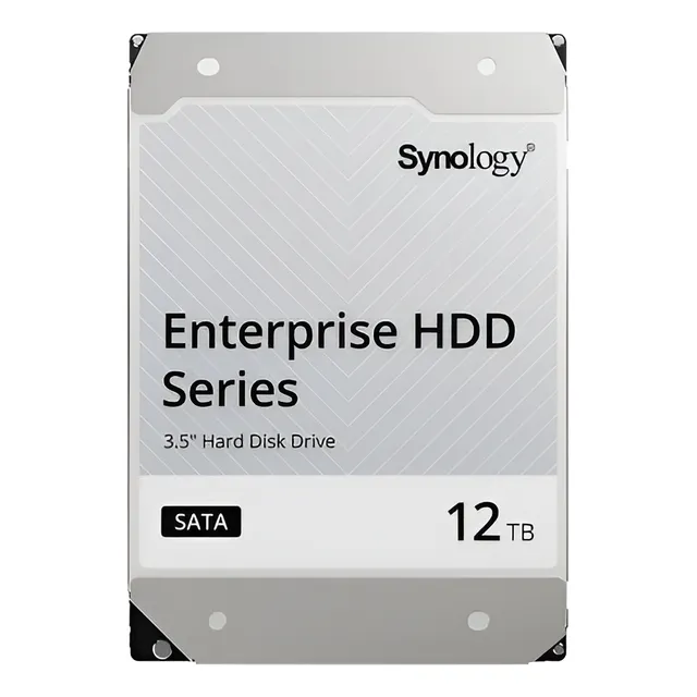 Disco duro interno Synology de 12 TB Enterprise 3.5 Sata, 6 GB, 7200 rpm, NAS, HAT5300-12t, color gris
