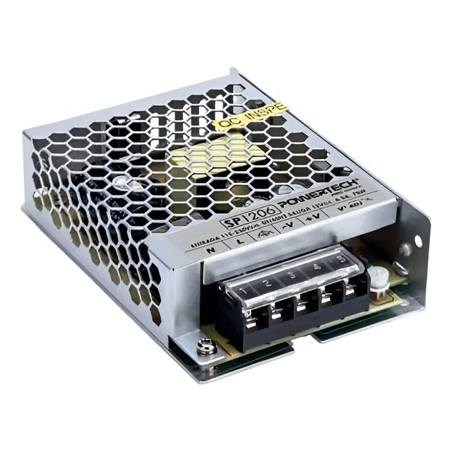 Fuente Switching 12v Led Camaras Metalica 6.3a 75w Powertech