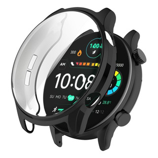 . Funda De Reloj De Tpu Negra Para Xiaomi Haylou Rt3/solar . Funda De Reloj De Tpu Negra Para Xiaomi Haylou Rt3/solar