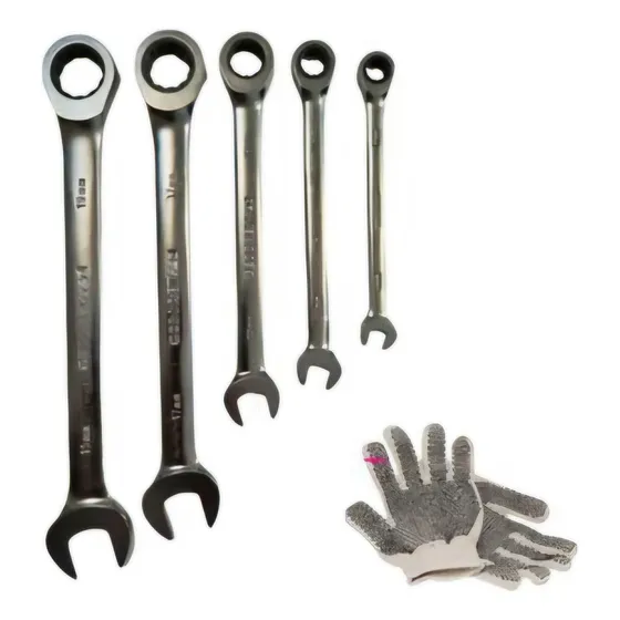 Llave Combinadas C Criquet X5 Del 8 Al 14 + Guantes  Makute