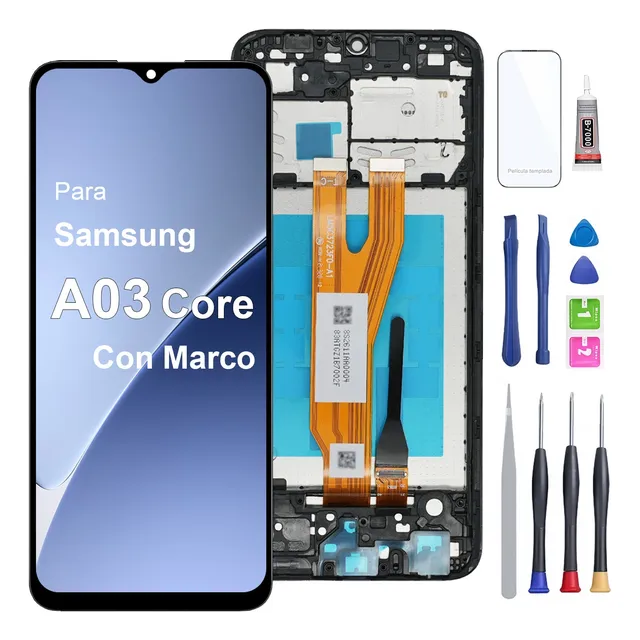 Para Samsung A03 Core Sm-a032 Pantalla Lcd Con Marco