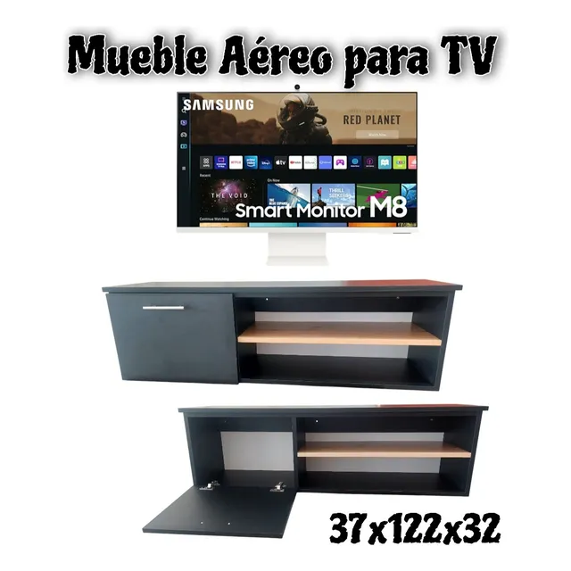 Mueble Aéreo Para Smart Tv