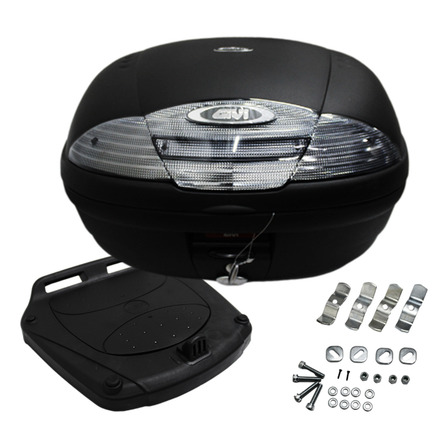 Bau Bauleto Para Motos Simply Fume 45 Litros Monolock Preto Bau Bauleto Para Motos Simply Fume 45 Litros Monolock Preto