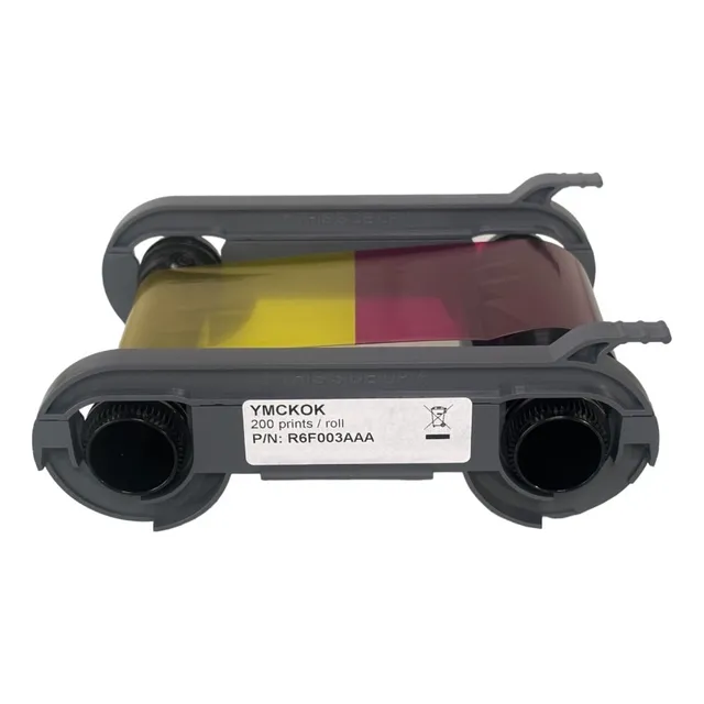 Cinta Ribbon Primacy Evolis Color Ymcko-k R6f003aaa Tinta Negro