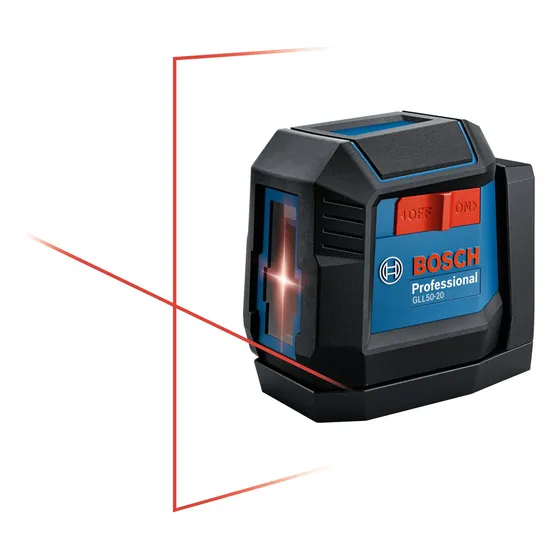 Láser De Línea Cruzada Autonivelante Bosch GLL5020 Color Rojo