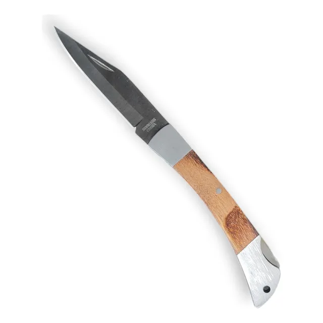 Navaja Pata De Cabra Madera Acero Supervivencia