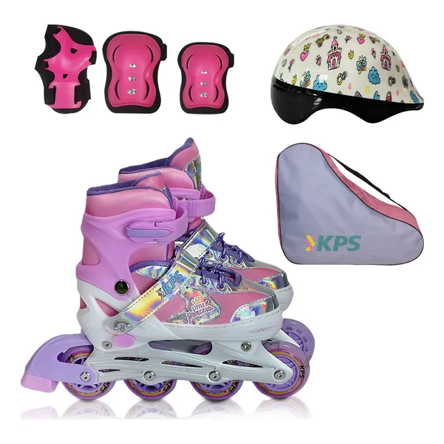 Rollers Phoenix Extensible 3 En 1 + Protecciones + Luz Led