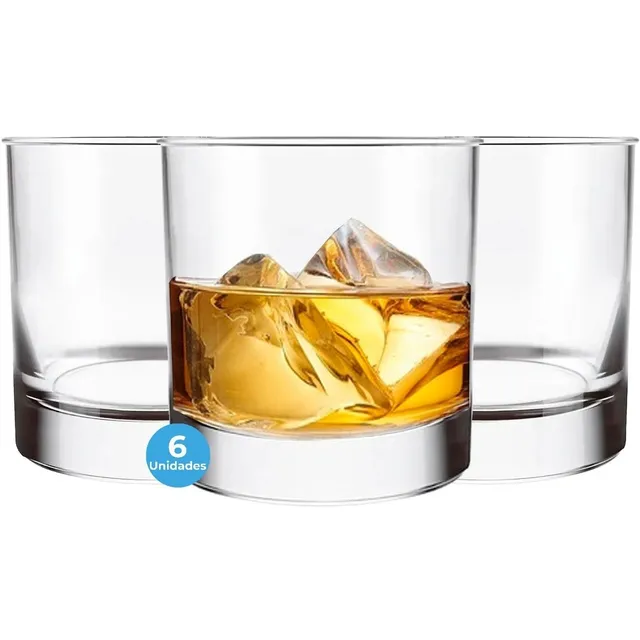 Vaso Whisky Brooklyn Nadir Vidrio Velas 310ml X 6 Unidades