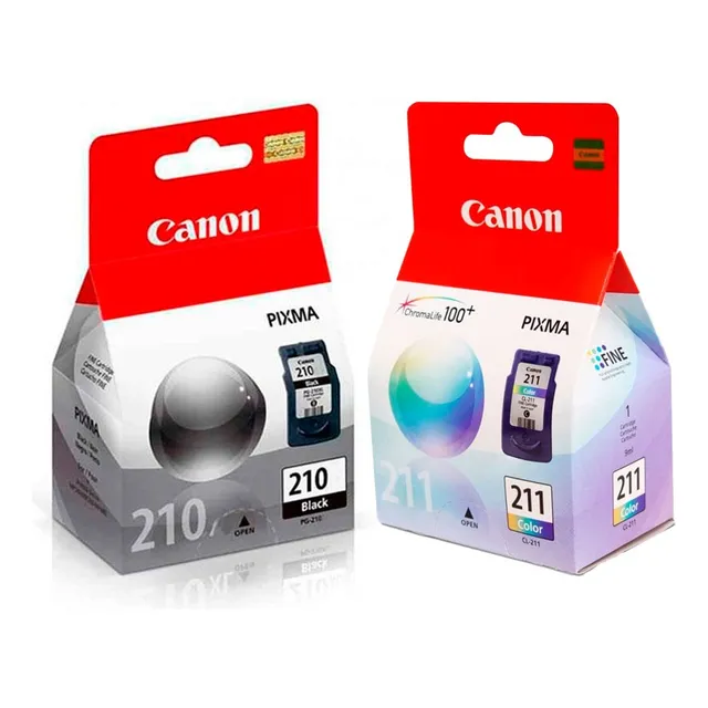 Kit Tinta Canon Pg-210  Cl-211  Pg210 Y Cl211  Negro Y Color