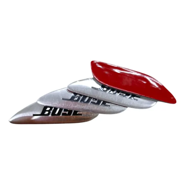Emblema Bo-se Audio Carro Parlante Aluminio Set X4 Unidades