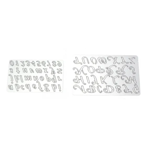 Troqueles Para Hacer Tarjetas Con Forma De Letras De Acero A