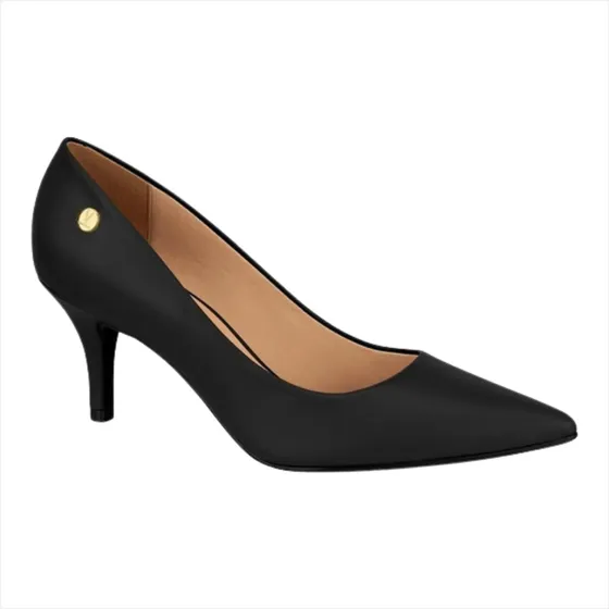 Scarpin Casual Salto Fino Baixo Social Vizzano Confortável