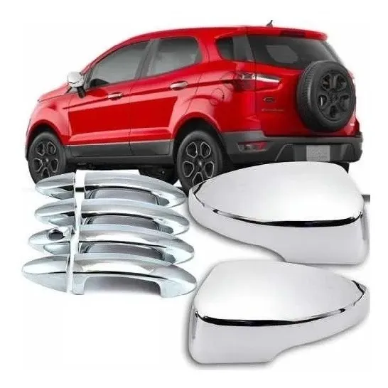 Aplique Cromado Maçaneta Retrovisor C/ Pisca Ecosport 2014