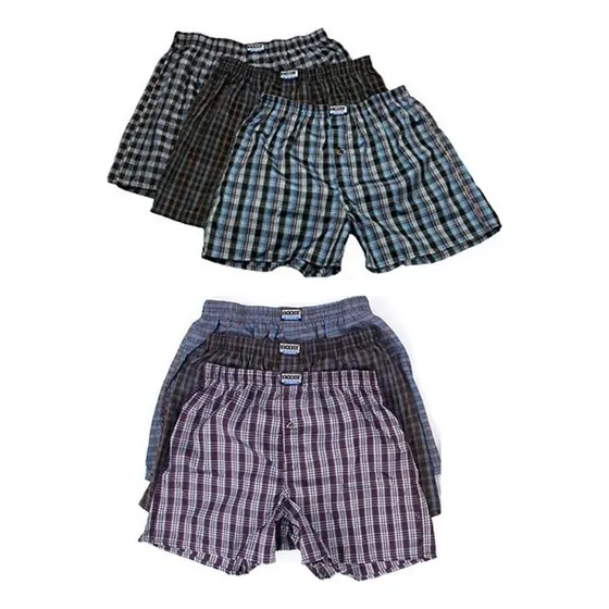 Boxer Americano ( Tela )  Para Hombre 3 Unidades
