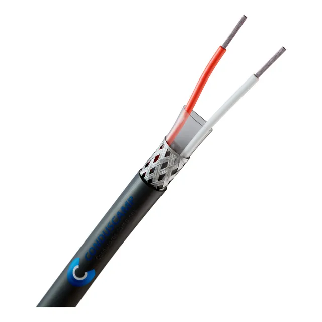 Cabo Aft 2x18 Awg Bld Malha Cobre Sn Preto 150mts