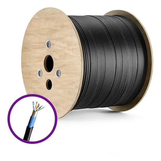 Cabo De Rede Lan Cat 5e Blindado Dupla Capa F/utp Mpt 300mt