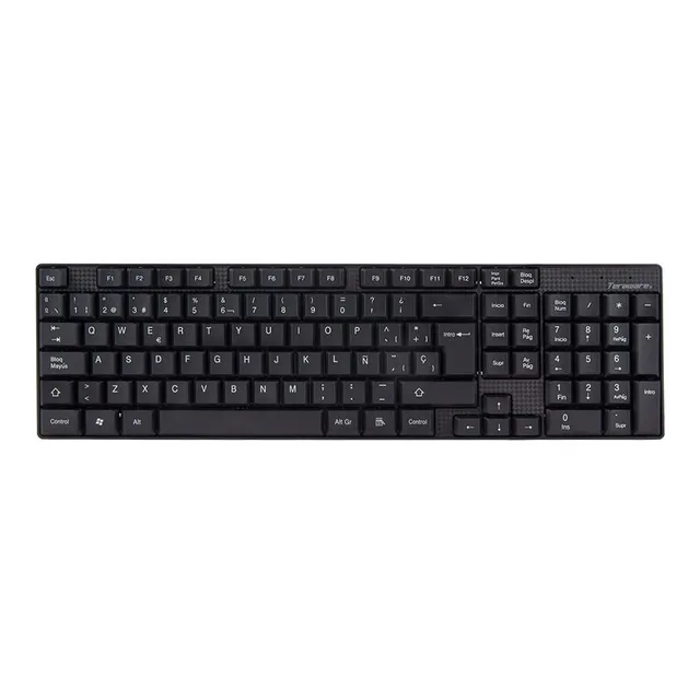 Teclado Usb Delgado Negro