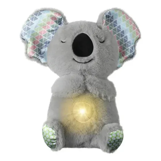 Peluche Oso/koala Respira C/ Luz Y Música Y Movimiento Suave