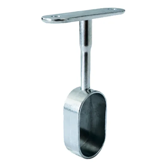 Soporte Ciego Para Caño Oval Placar Premium X 2 Unidades