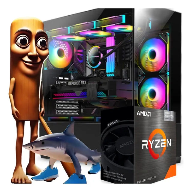 Pc Gamer Armada Ryzen 5 5600g 8gb Ram Ssd 240gb