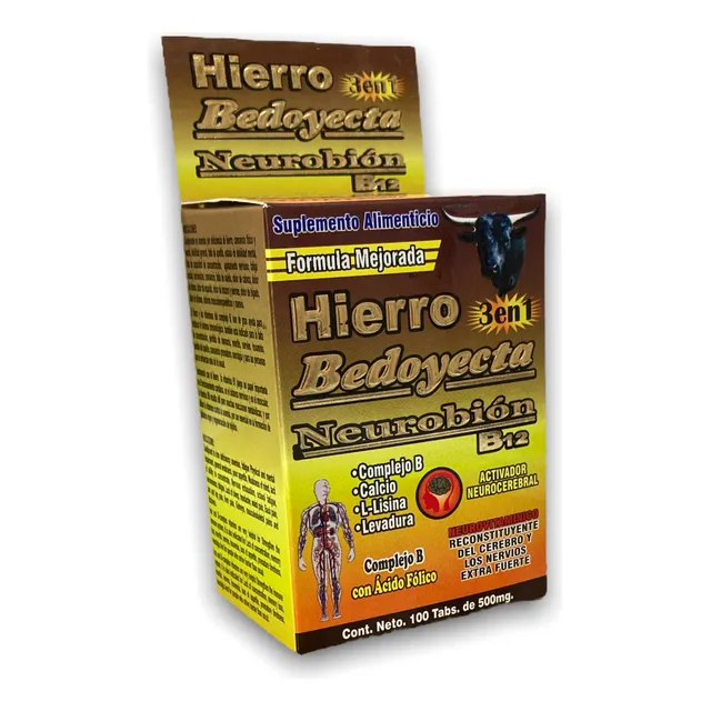Hierro Bedoyecta 3 En 1 Neurobión B12 100 Tabletas