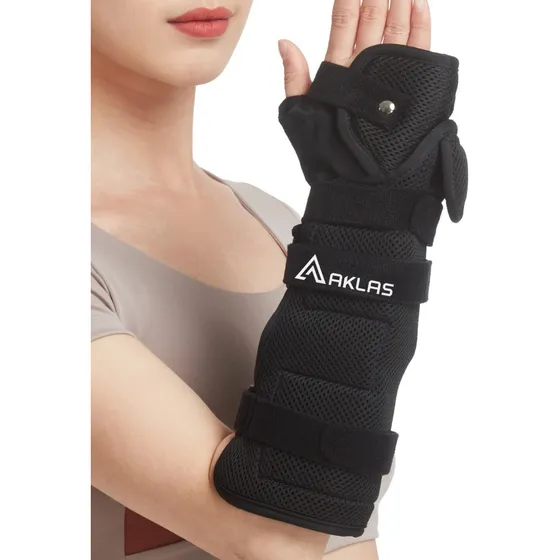 Inmovilizador De Muñeca Aklas Muñequera Férula Con Perilla