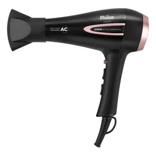 Secador De Cabelos Philco Psa3250 Ăons Tourmaline 2100w Cor Preto 127v Secador De Cabelos Philco Psa3250 Ăons Tourmaline 2100w Cor Preto 127v