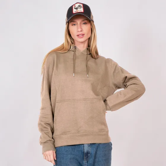 Customs Ba Hoodie Mujer Algodón Frizado Buzo Deportivo