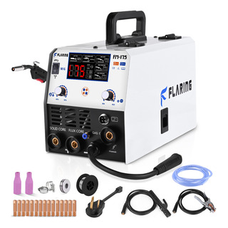 Soldadora Mig 175a Inverter 5 En 1 Mig Gas/gasless Flux Mma Tig 127v Soldadora Mig 175a Inverter 5 En 1 Mig Gas/gasless Flux Mma Tig 127v