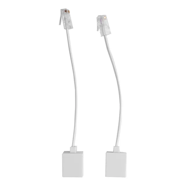 Adaptador Teléfono Ethernet 8p4c/rj45 Macho Rj11 A Hembra M/