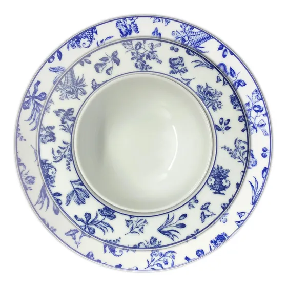 Jogo De Jantar Chintz Azul Vista Alegre 36pçs